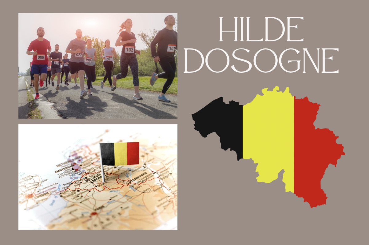 Belgium is a country in Western Europe located between France and Germany. (Photo created in Canva)